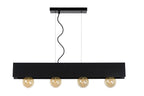 SURTUS - Pendant light - 4xE27 - Black