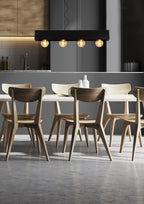 SURTUS - Pendant light - 4xE27 - Black