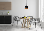 NOLAN - Suspension - Ø 24 cm - 1xE27 - Noir