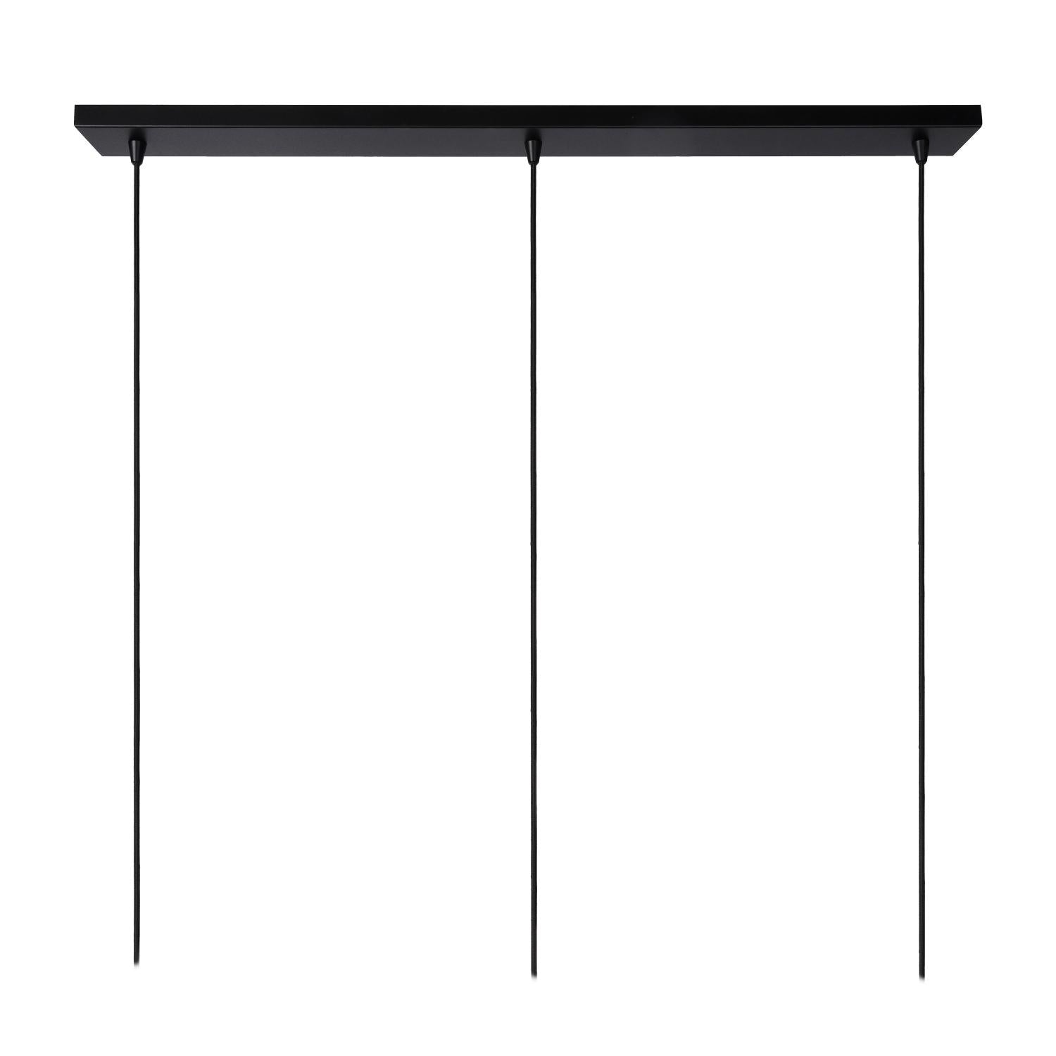 NOLAN - Hanglamp - 3xE27 - Zwart
