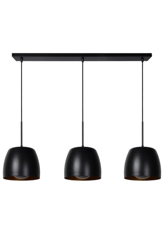 NOLAN - Hanglamp - 3xE27 - Zwart