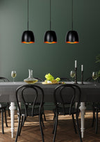 NOLAN - Hanglamp - 3xE27 - Zwart