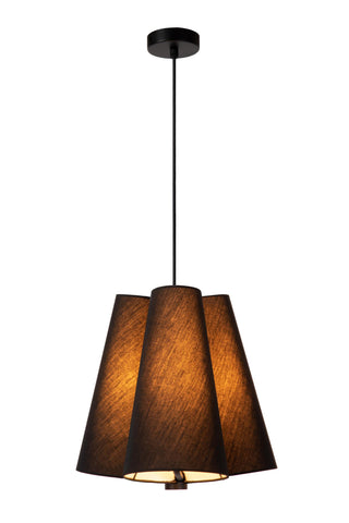 GREGORY - Hanglamp - Ø 34,3 cm - 3xE27 - Zwart