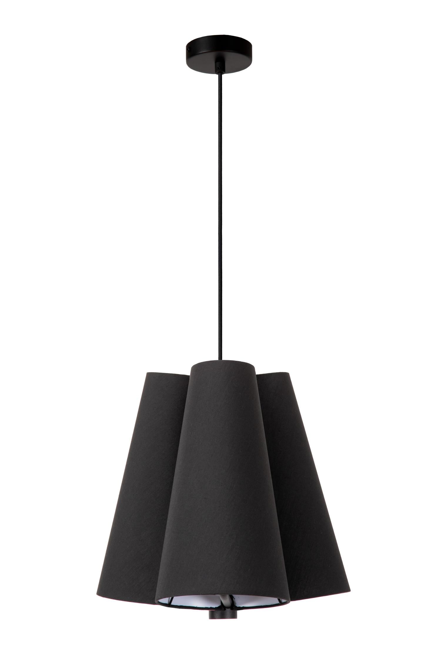 GREGORY - Hanglamp - Ø 34,3 cm - 3xE27 - Zwart