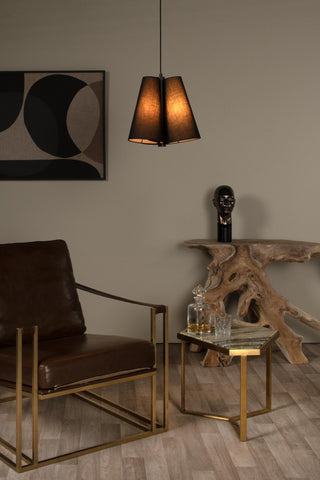 GREGORY - Hanglamp - Ø 34,3 cm - 3xE27 - Zwart