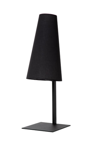 GREGORY - Tafellamp - 1xE27 - Zwart