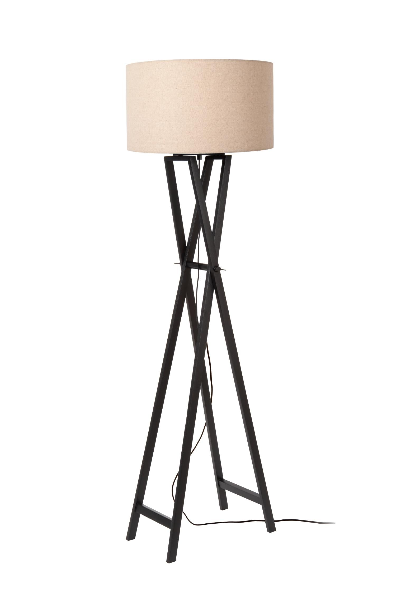 TRAFALGAR - Vloerlamp - 1xE27 - Zwart