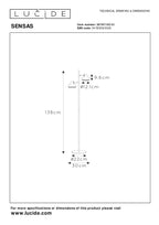 SENSAS - Vloerlamp - 2xGU10 (ES111) - Wit