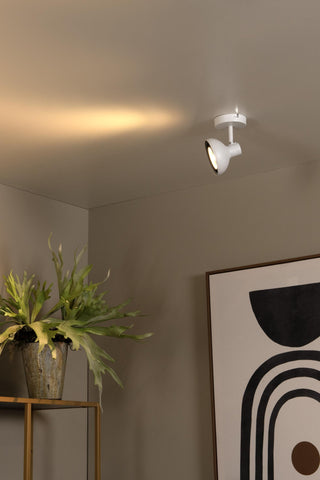 SENSAS - Spot plafonnier - 1xGU10 (ES111) - Blanc