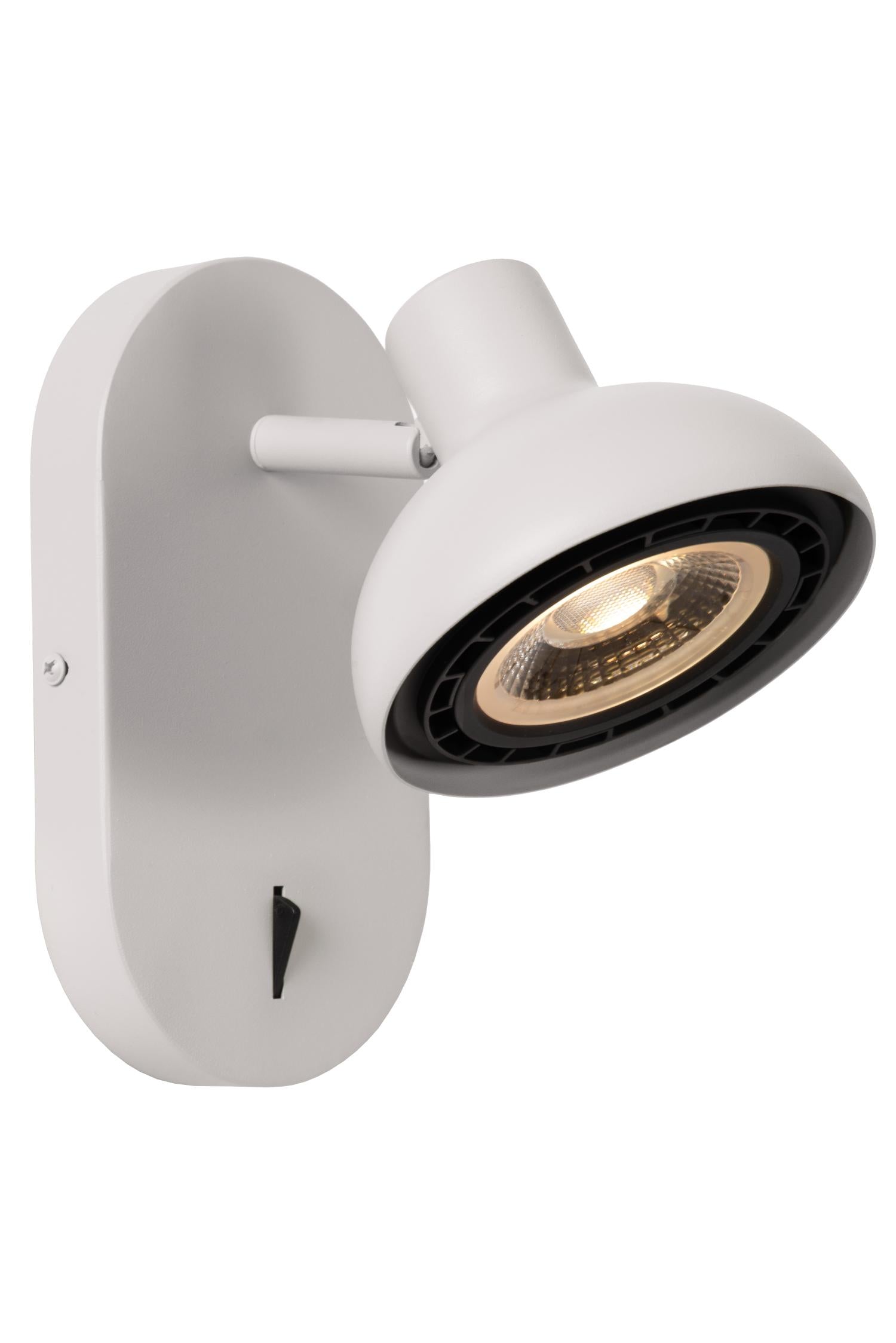 SENSAS - Lampe de chevet / Applique murale - 1xGU10 (ES111) - Blanc