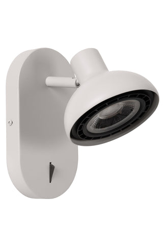SENSAS - Lampe de chevet / Applique murale - 1xGU10 (ES111) - Blanc