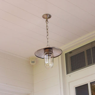 Plafondlamp buiten Elébase ON Chain, chroom