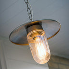Plafondlamp buiten Elébase ON Chain, chroom