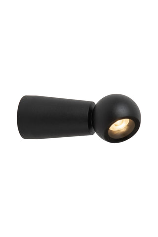 IPSOS - Wall light Bathroom - LED - 1x6W 2700K - IP54 - Black
