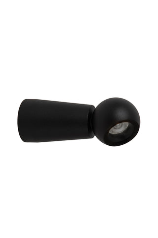 IPSOS - Wall light Bathroom - LED - 1x6W 2700K - IP54 - Black