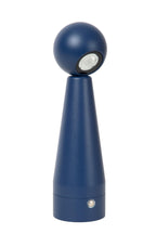 IPSOS - Oplaadbare Tafellamp - Accu/Batterij - LED Dimb. - 1x3W 2700K - Blauw