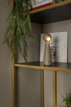 IPSOS - Lampe de table rechargeable - Batterie/Pile - LED Var. - 1x3W 2700K - Taupe