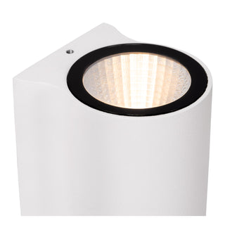 AKRA - Wandlamp Binnen/Buiten - LED - 1x6W 2700K - IP54 - Wit
