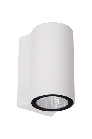 AKRA - Wandlamp Binnen/Buiten - LED - 1x6W 2700K - IP54 - Wit