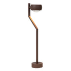 ESTAL - Sokkellamp - LED - 1x9W 2700K - IP54 - Roest bruin