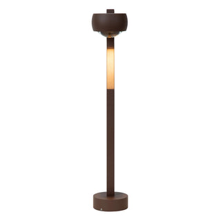 ESTAL - Sokkellamp - LED - 1x9W 2700K - IP54 - Roest bruin