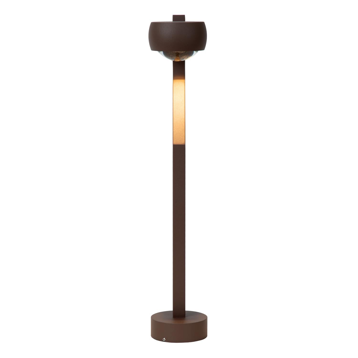 ESTAL - Sokkellamp - LED - 1x9W 2700K - IP54 - Roest bruin