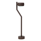ESTAL - Sokkellamp - LED - 1x9W 2700K - IP54 - Roest bruin