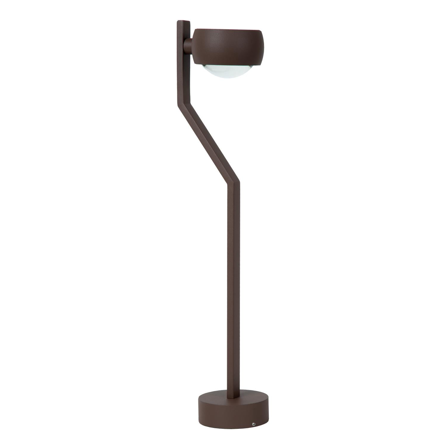 ESTAL - Sokkellamp - LED - 1x9W 2700K - IP54 - Roest bruin