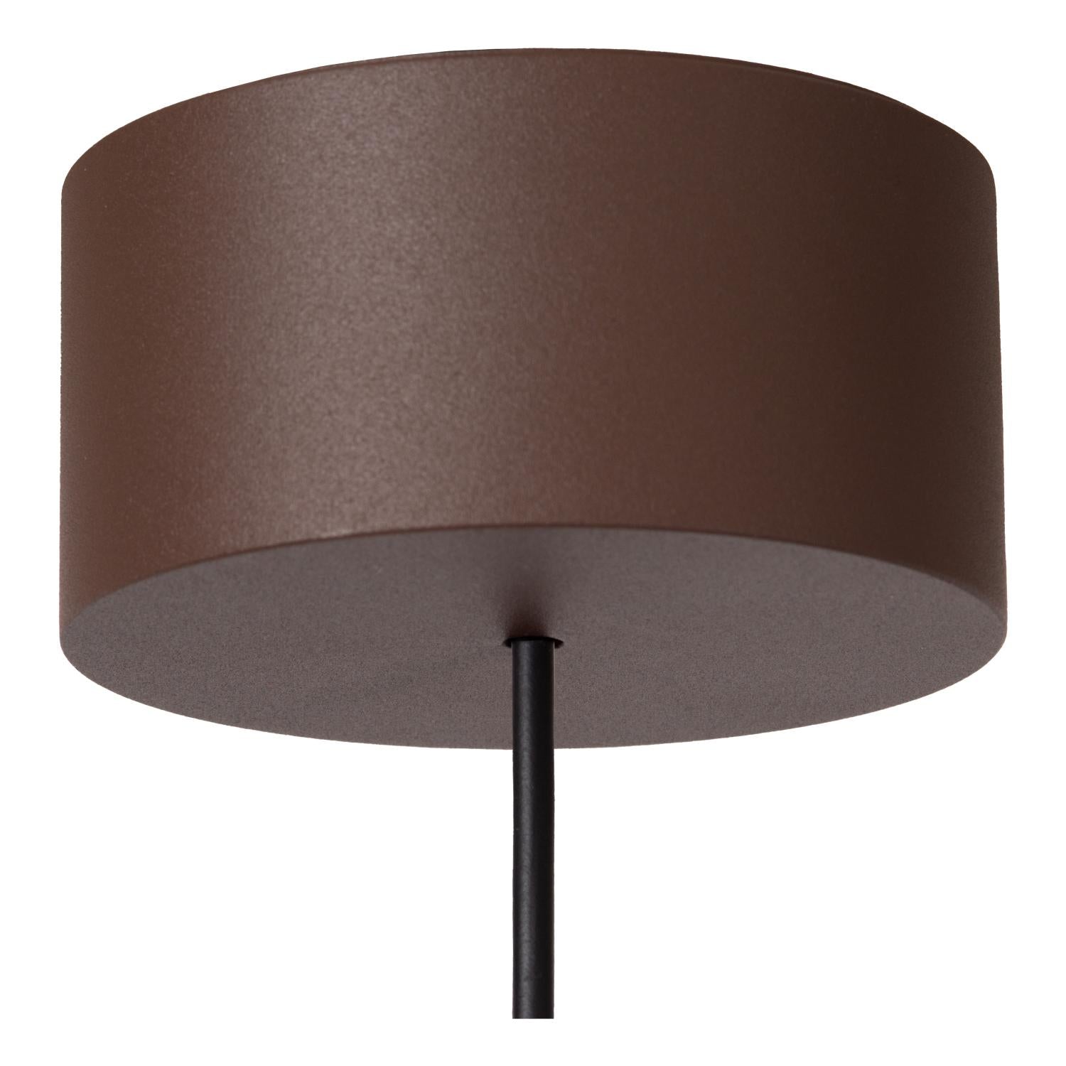 LENZ - Hanglamp Binnen/Buiten - Ø 11 cm - LED - 1x8W 2700K - IP54 - Roest bruin | Essential