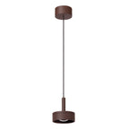 LENZ - Hanglamp Binnen/Buiten - Ø 11 cm - LED - 1x8W 2700K - IP54 - Roest bruin | Essential