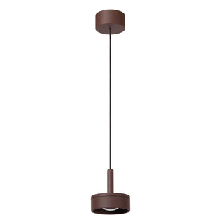 LENZ - Hanglamp Binnen/Buiten - Ø 11 cm - LED - 1x8W 2700K - IP54 - Roest bruin | Essential