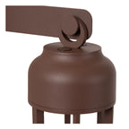 WELLS - Oplaadbare Wandlamp Binnen/Buiten - Accu/Batterij - Ø 10 cm - LED Dimb. - CCT - 1x5W 2700K/4000K - IP54 - Roest bruin | Essential