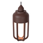 WELLS - Suspension Intérieur/Extérieur - Ø 10 cm - LED - 1x8W 2700K - IP54 - Brun rouille | Essential