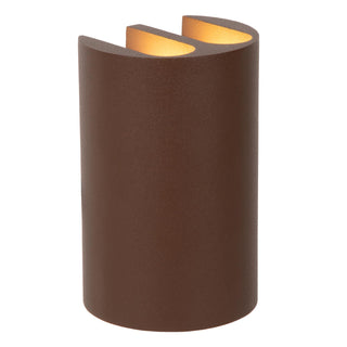 YORK - Wall spot / Wall light Indoor/Outdoor - LED - 4x1.2W 2700K - IP54 - Rust brown | Essential
