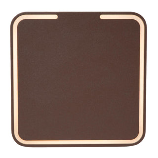 Lucide - FINISTER - Indoor/Outdoor wall light - LED - 1x7W 2700K - Rust brown - IP54