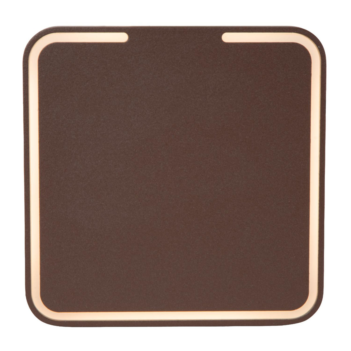 Lucide - FINISTER - Wandlamp Binnen/Buiten - LED - 1x7W 2700K - Roest bruin - IP54