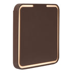 Lucide - FINISTER - Indoor/Outdoor wall light - LED - 1x7W 2700K - Rust brown - IP54