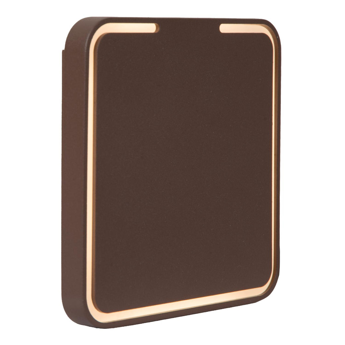 Lucide - FINISTER - Wandlamp Binnen/Buiten - LED - 1x7W 2700K - Roest bruin - IP54