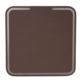 Lucide - FINISTER - Indoor/Outdoor wall light - LED - 1x7W 2700K - Rust brown - IP54
