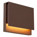 Lucide - LOMAR - Indoor/Outdoor wall light - LED - 1x6W 2700K - Rust brown - IP54