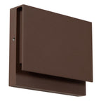 Lucide - LOMAR - Indoor/Outdoor wall light - LED - 1x6W 2700K - Rust brown - IP54