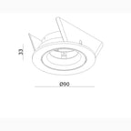 Clickfit Smooth Adjustable Luminaire encastré