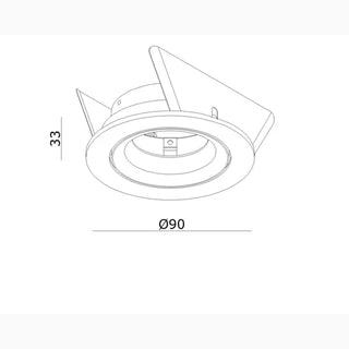 Clickfit Smooth Adjustable Luminaire encastré