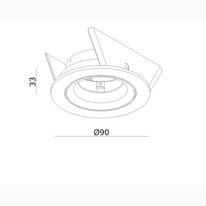 Clickfit Smooth Adjustable Luminaire encastré
