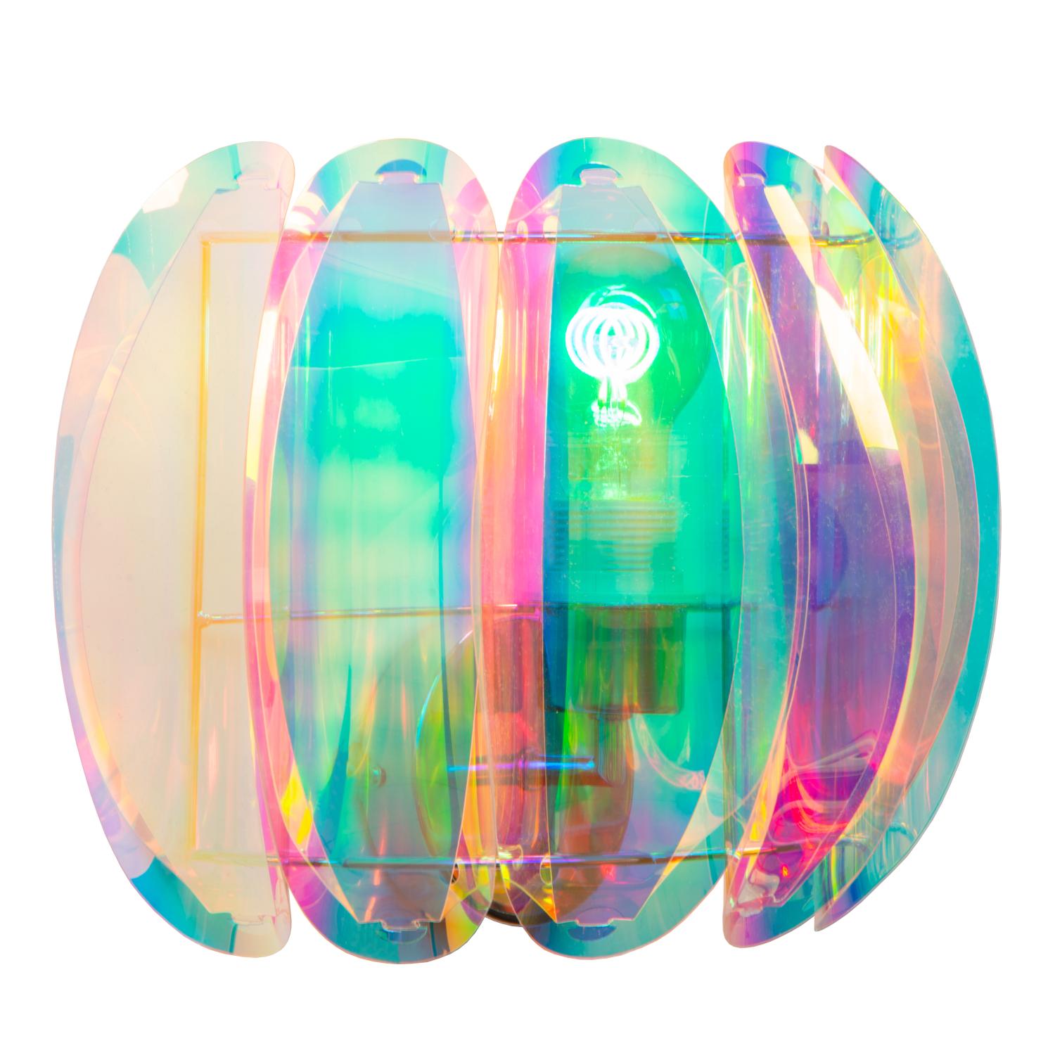GLINSTAR - Wandlamp - 1xE27 - Multicolor