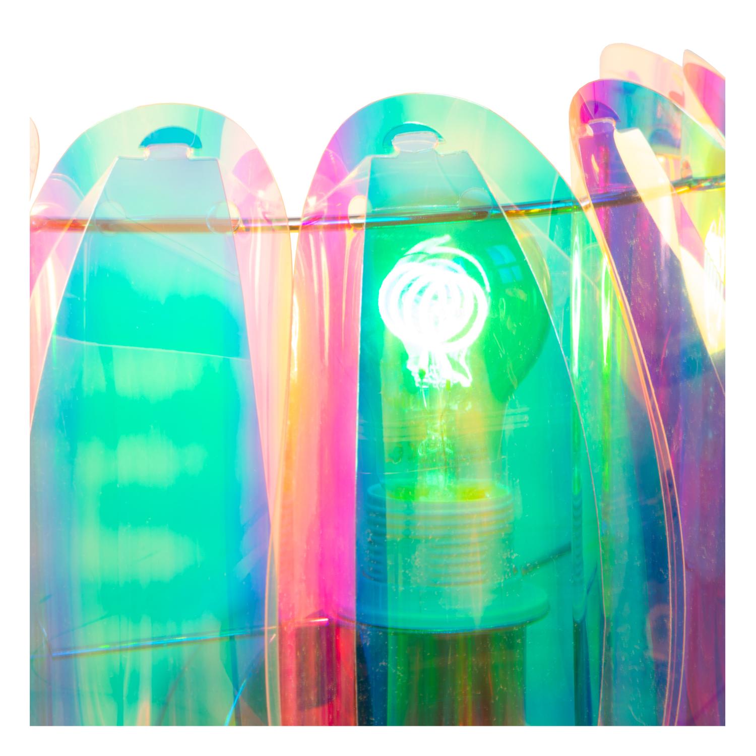 GLINSTAR - Wandlamp - 1xE27 - Multicolor