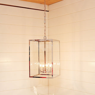 Suspension Vitrine Petite Lantern 4L, chrome