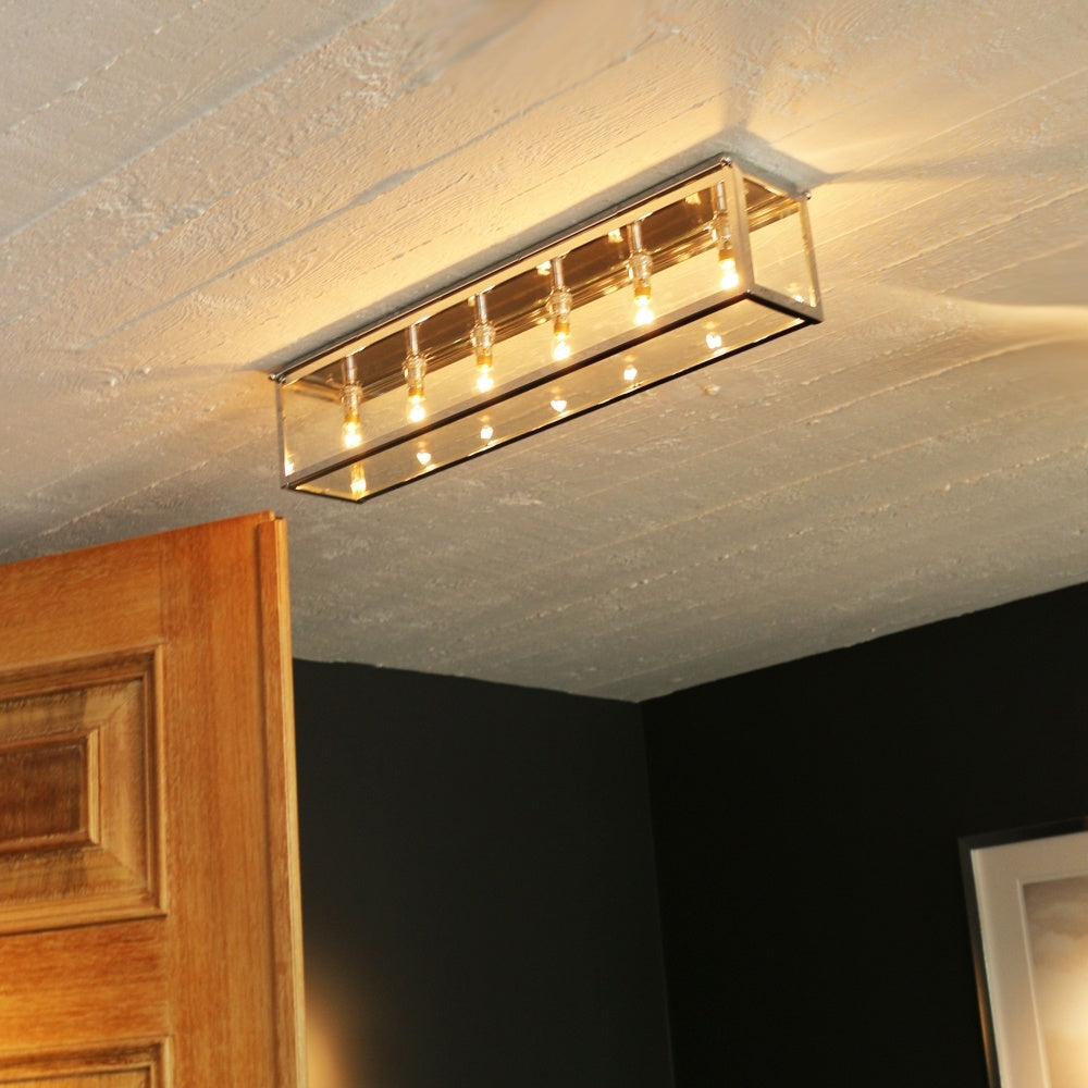 Ceiling lamp Vitrine Petite Stretch 6L, bronze