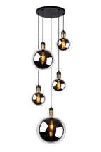 JULIUS - Suspension - 5xE27 - Fumé