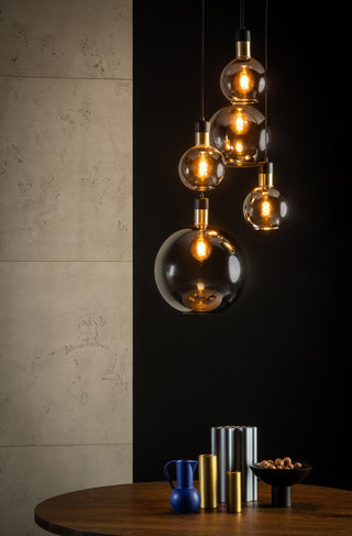JULIUS - Suspension - 5xE27 - Fumé